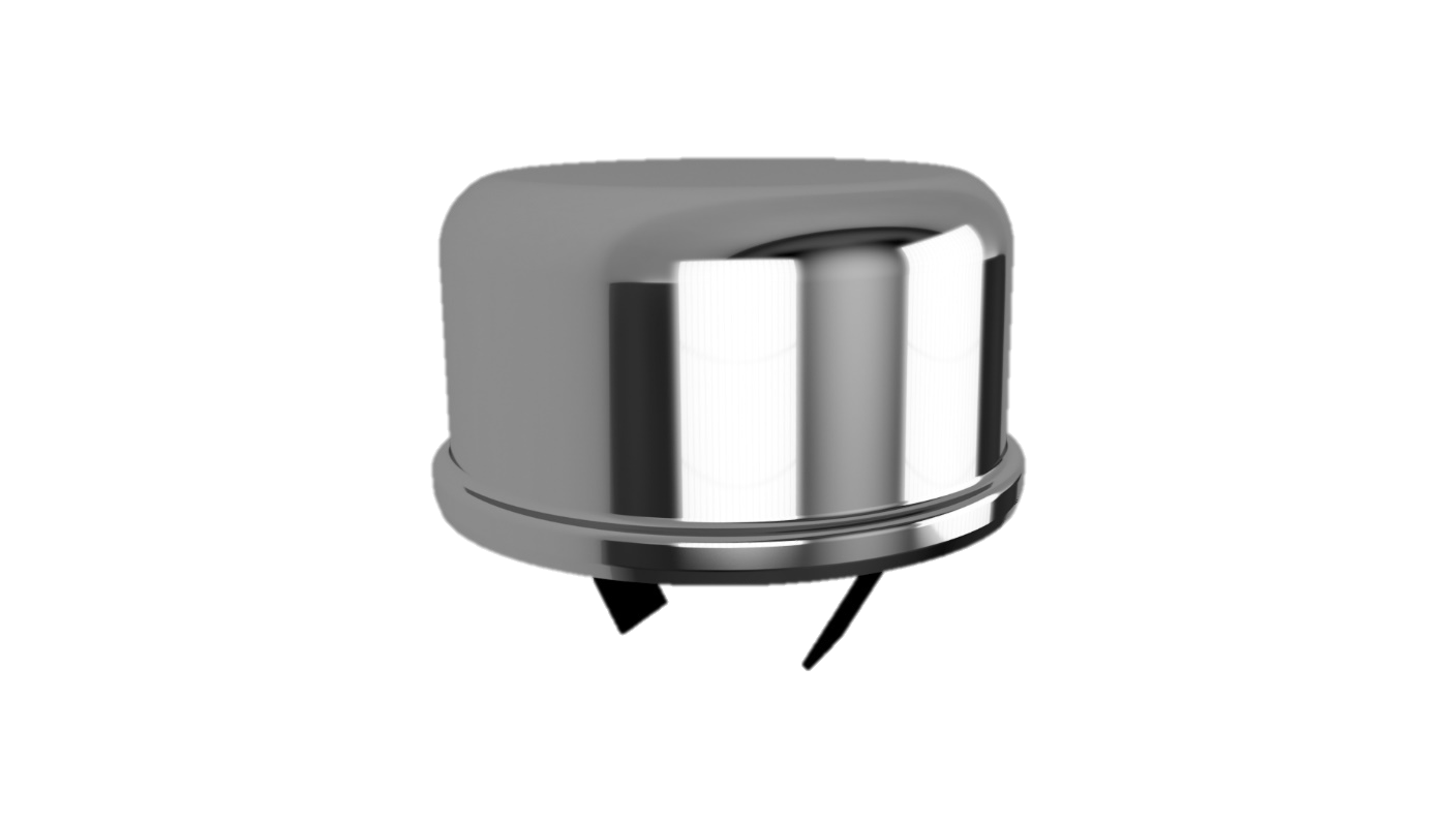 Oil Breather Cap, Slide-On, Chrome Finish